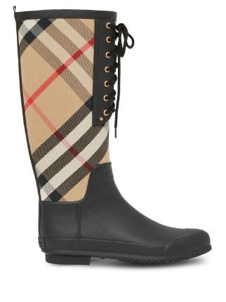 burberry rain boots all black|Burberry rain boots size chart.